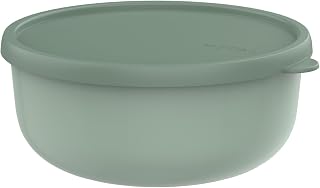 Mepal Lumina Microwave Storage Container with Lid for Fridge, Freezer, Steam Oven and Microwave, Plastic Container with Lid, 1500ml, Nordic Sage