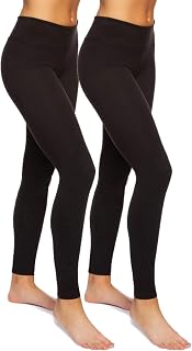 Felina Sueded Athleisure Performance Legging (2-Pack) Womens Leggings w/Slimming Waist Band Style: C3690RT