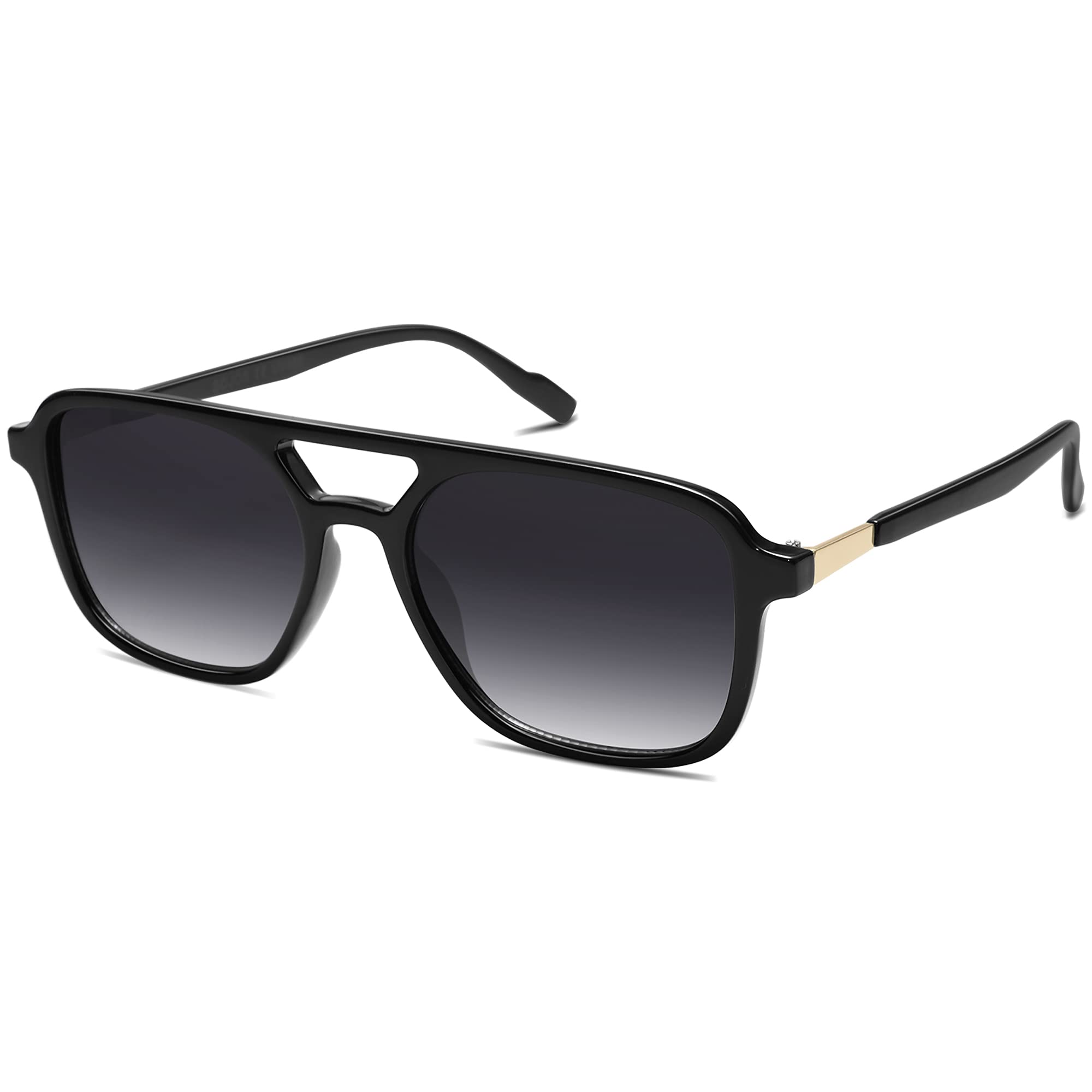 SOJOS Gafas de sol Mujeres Hombres Retro, Vintage Rectangular de moda Mujeres Ho