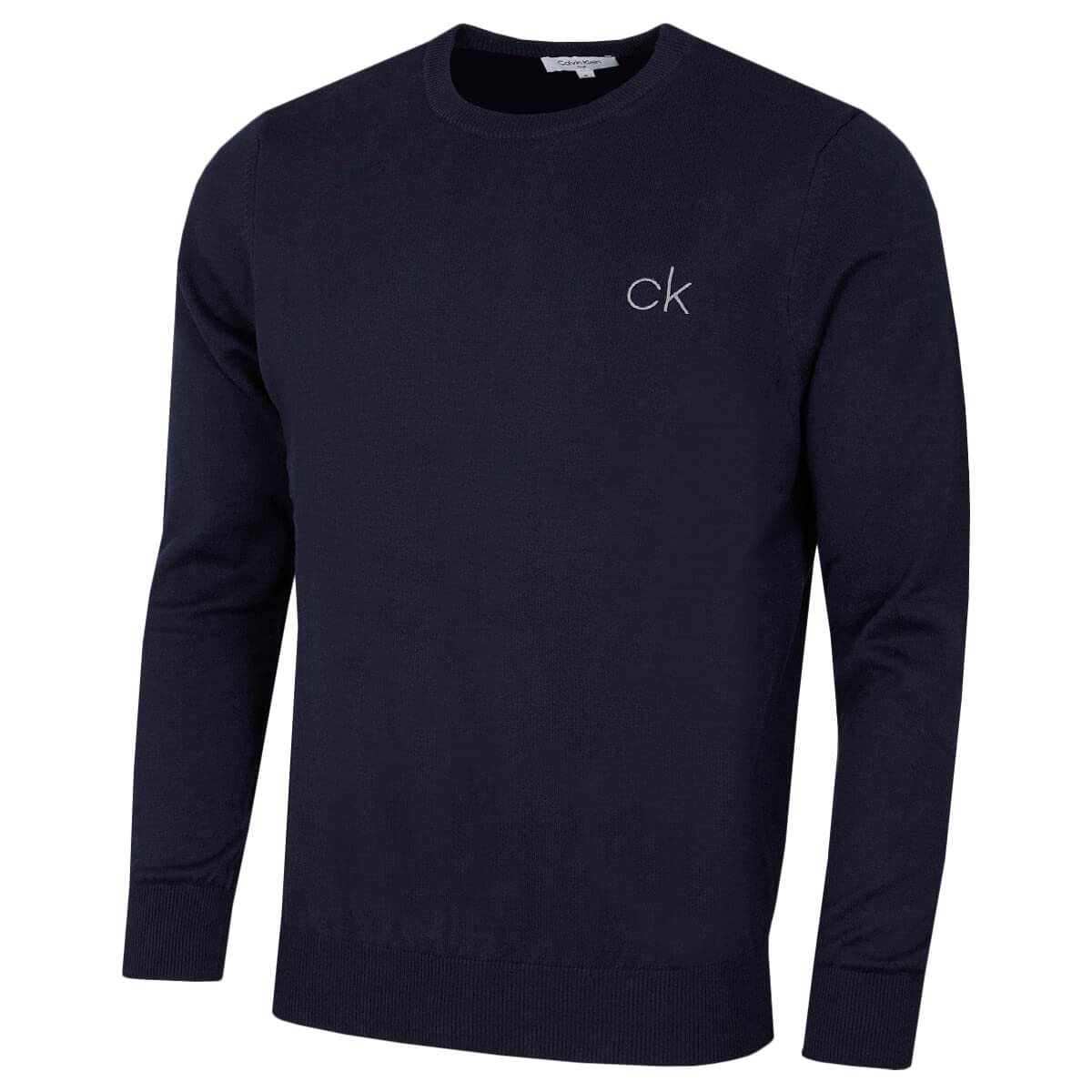 Calvin Klein Mens 2026 Durable Comfort Crew Neck Tour Golf Sweater