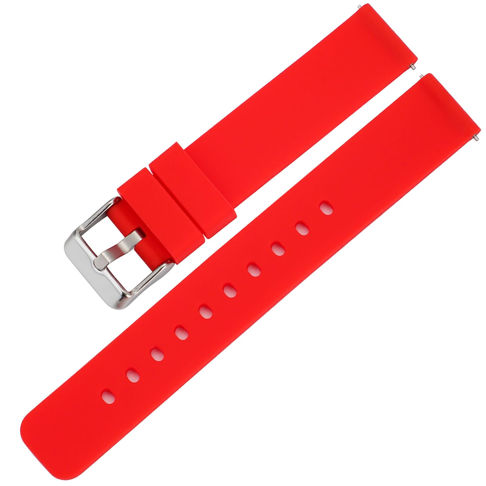 Rihahisy Silicone Watch Straps for Men, 12mm, 14mm, 16mm, 17mm, 18mm, 19mm, 20mm