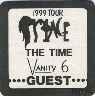 Prince 1982"1999" Tour Crew Backstage Pass Guest Black