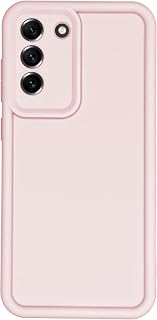 Puxicu Slim Case for Samsung Galaxy S23, Enhanced Camera Protection, Shockproof Skin-Friendly Touch Soft Case Cover for Samsung Galaxy S23 Phone, Light Pink