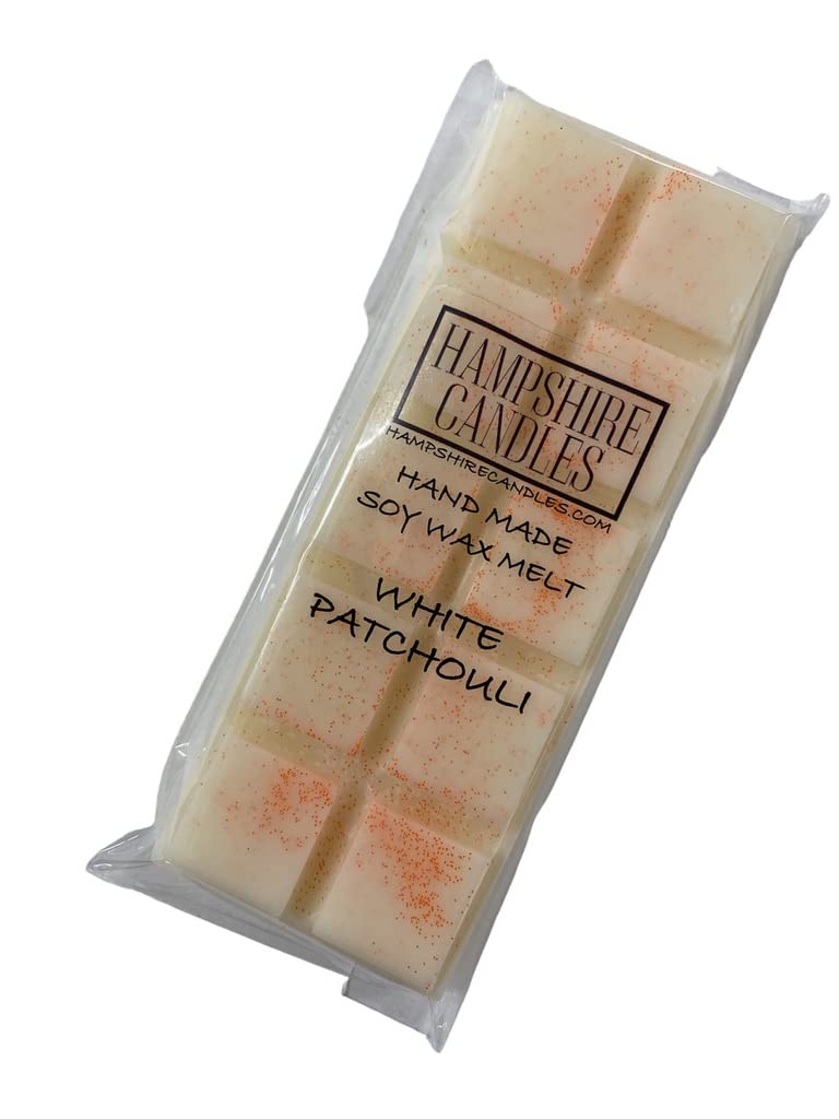 White Patchouli Wax Melts | Highly Scented | Eco Soy Wax, Vegan and Cruelty Free