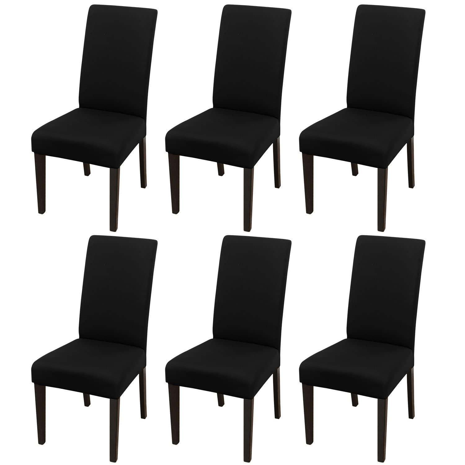 JQinHome High Stretch Removable Washable Chair Seat Protector Cover for Home Par