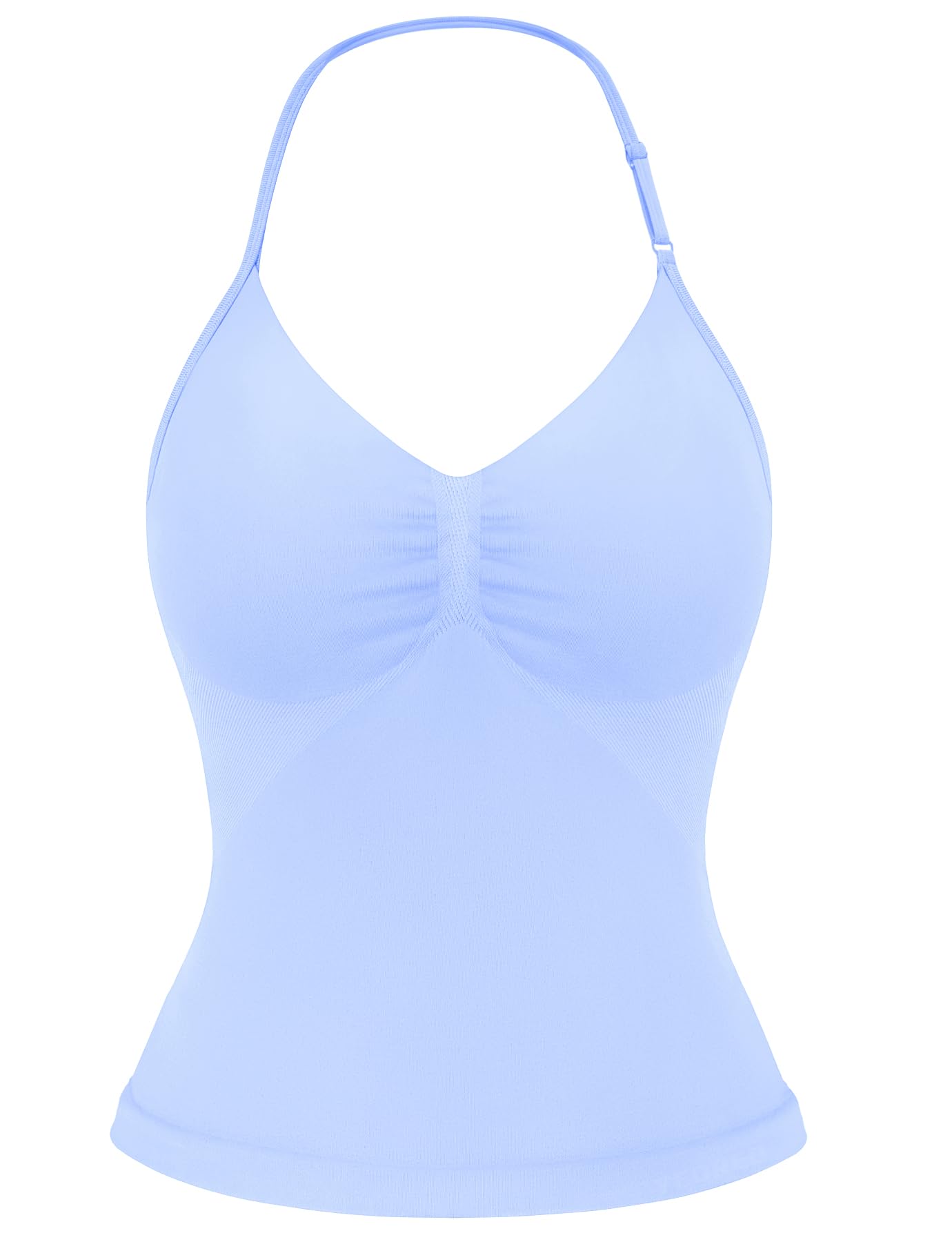 YEOREO SoftHue Impact Longline Strappy Top Women's Halter Workout Tank Tops