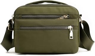 Mochila para mujer, multicapa, estilo vintage, con cremallera, de nailon, estilo coreano, bolsa de hombro Oxford, para comestibles