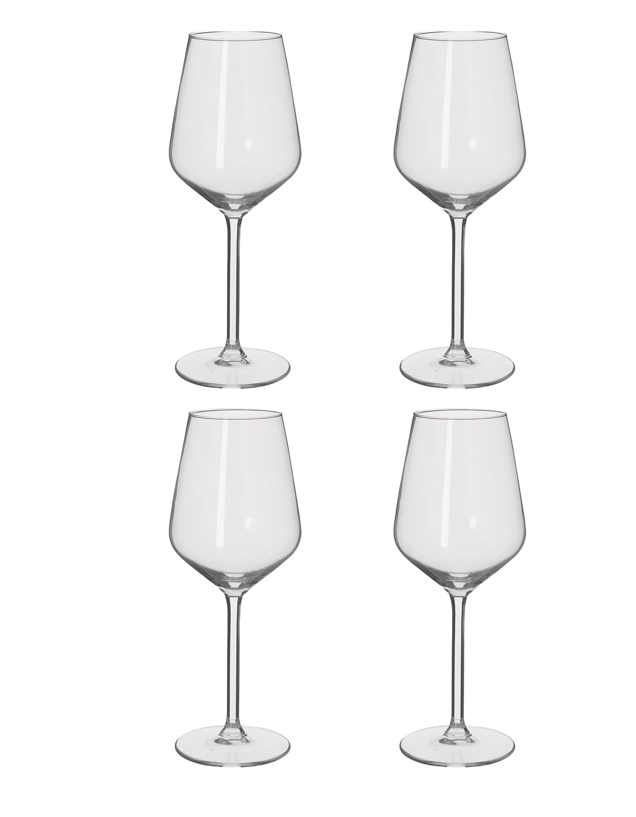 alpina White Wine Glasses - 4 Pieces Wine Glasses - 38cl Wine Glass - Birthday G