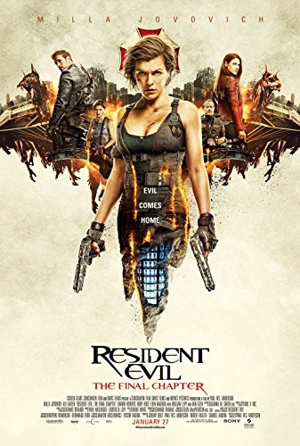 RESIDENT EVIL: THE FINAL CHAPTER 11"x17" Original Promo Movie Poster 2017 Milla 