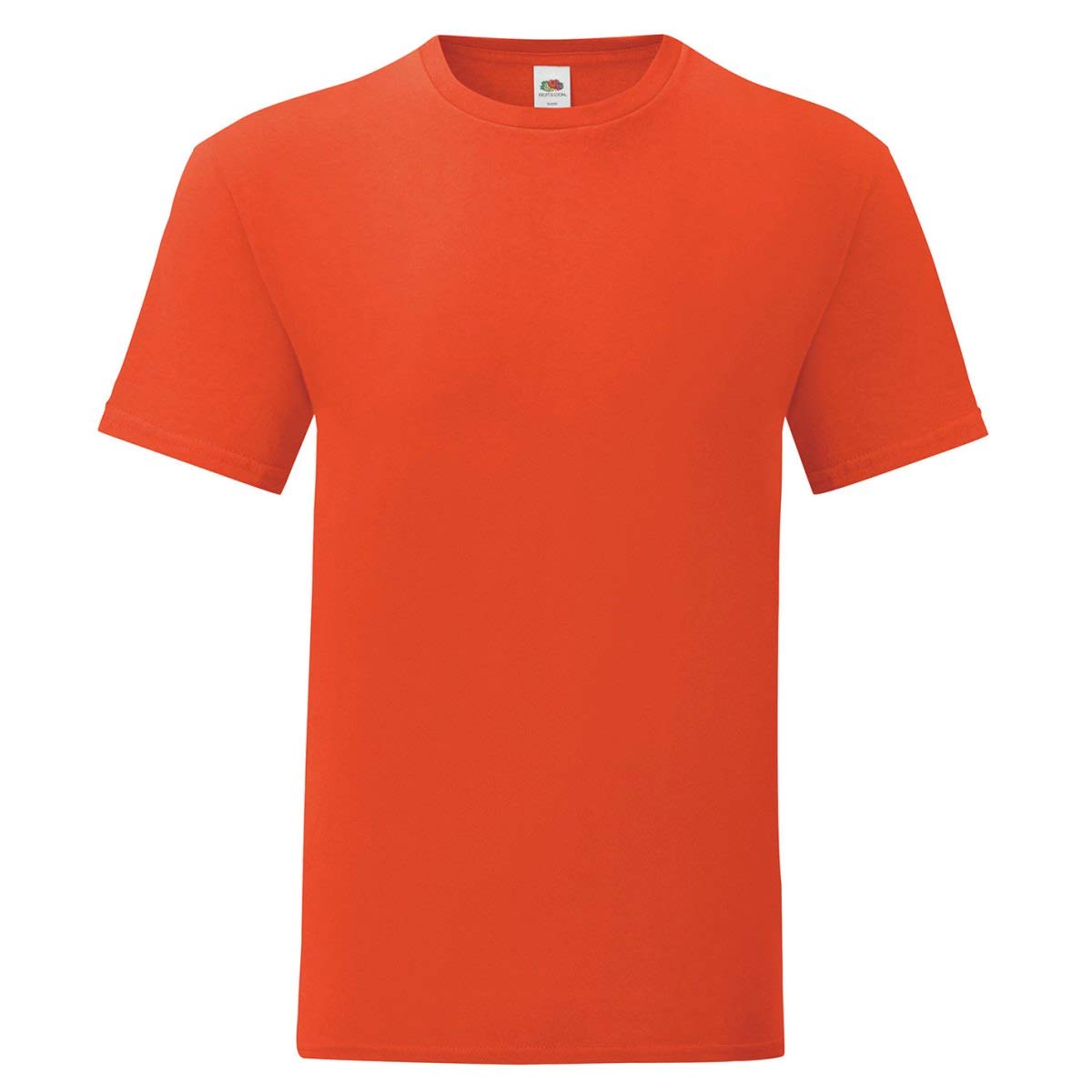 Fruit of the Loom Pack of 10 Mens Iconic T-Shirts Sizes S-5XL, Vibrant Red, XXL