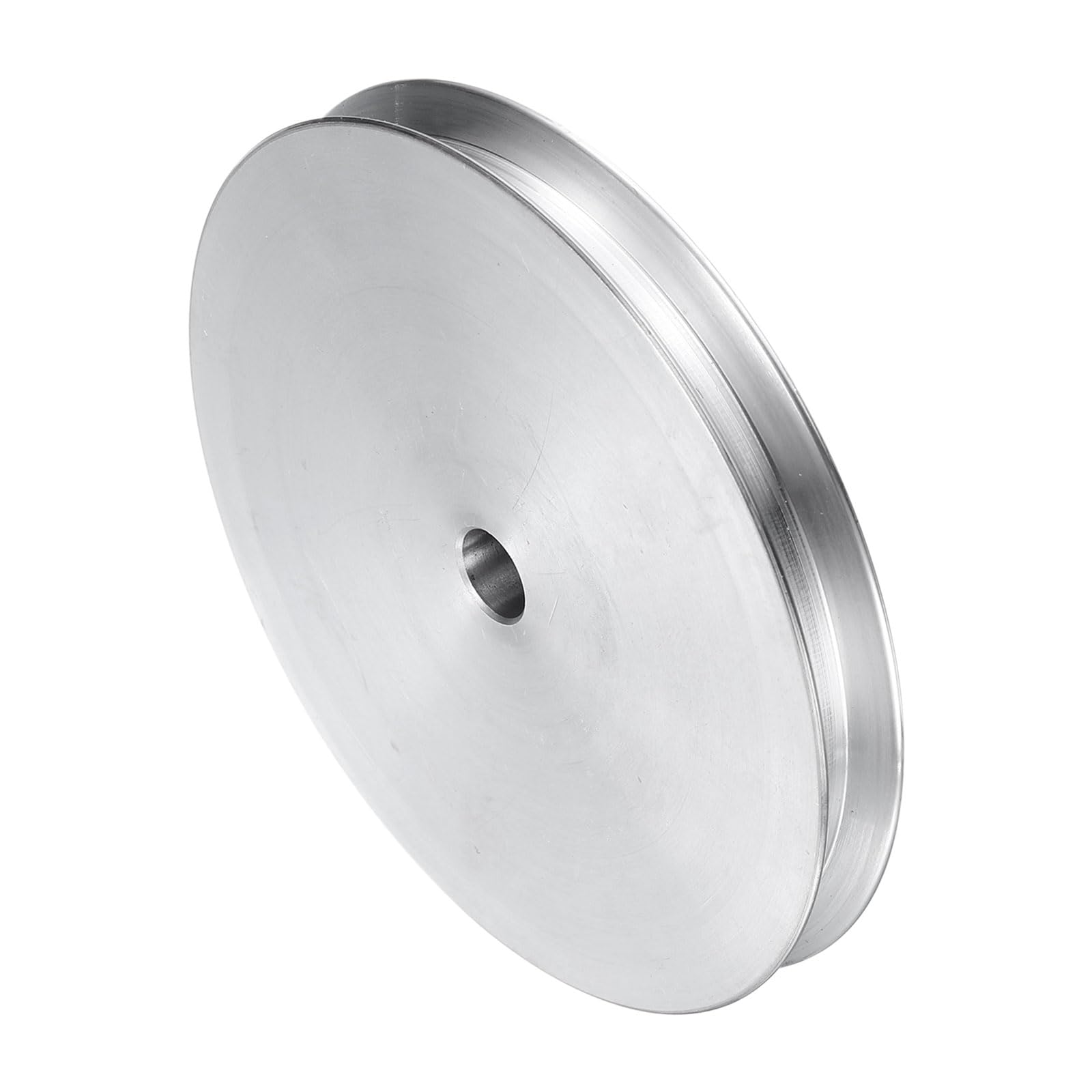 uxcell V-Type Pulley 8mm Bore 80mm Outer Dia Single Groove Aluminum Alloy for Mo