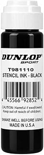 Dunlop Sports Racket Stencil Ink, Black