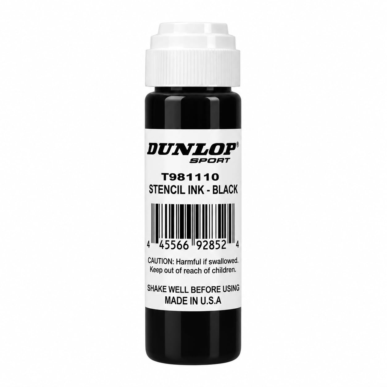 Dunlop Sports Racket Stencil Ink, Black