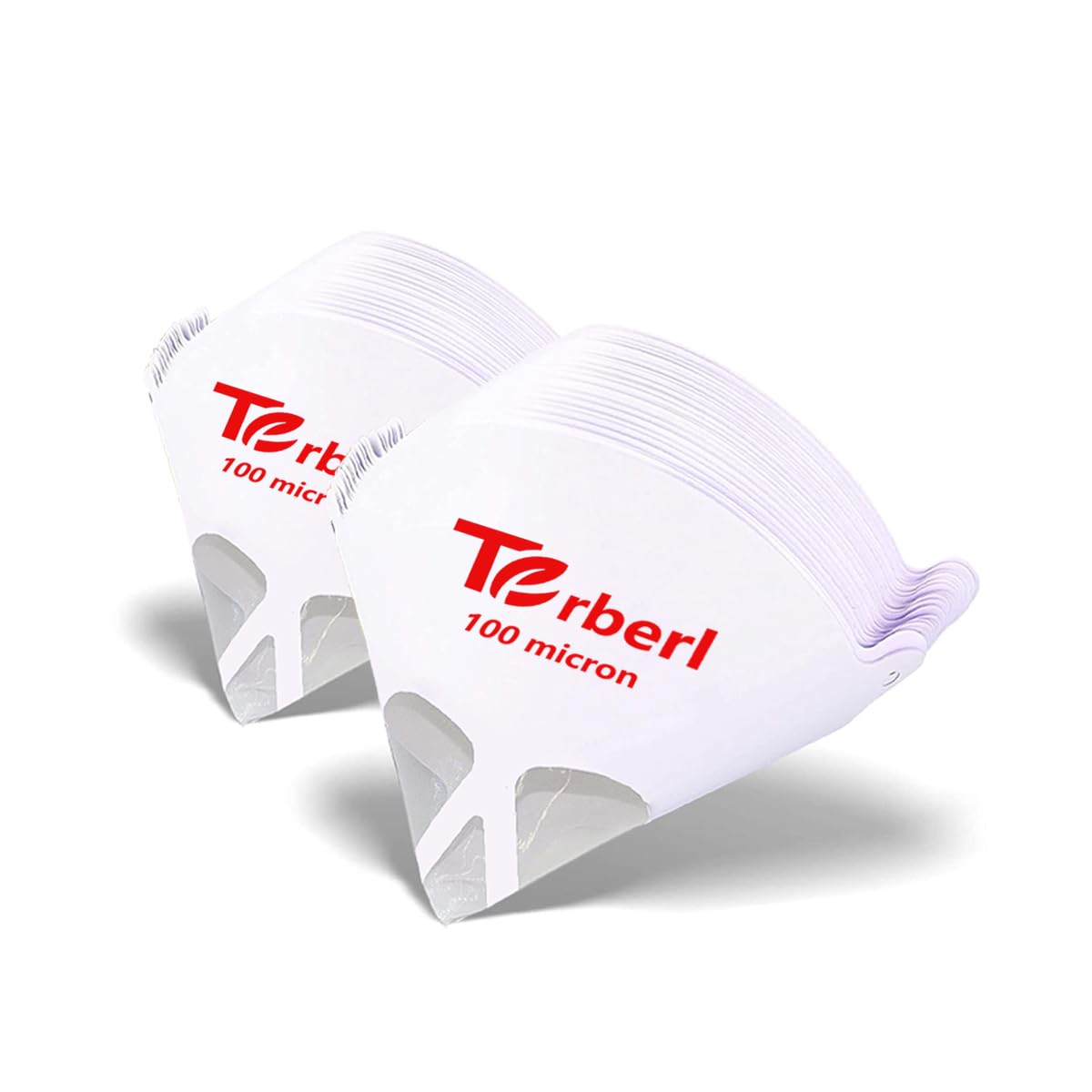 Terberl 100 Pack 100 Micron Paint Cones Paint Strainers,Heavyweight Paper | Disp