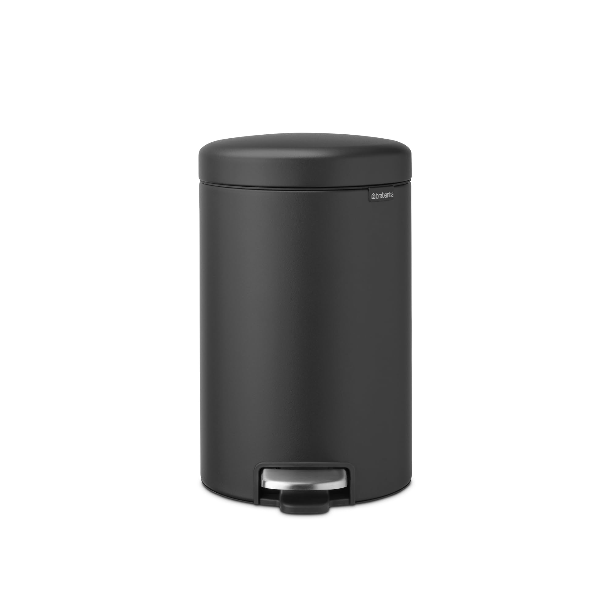 Brabantia NewIcon Pedal Bin 12 L | Soft Close Waste Bin with Odour-Proof Lid and