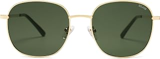 SOJOS Classic Trendy Square Sunglasses for Women Men Cute Big Frame Gold Shades SJ1137