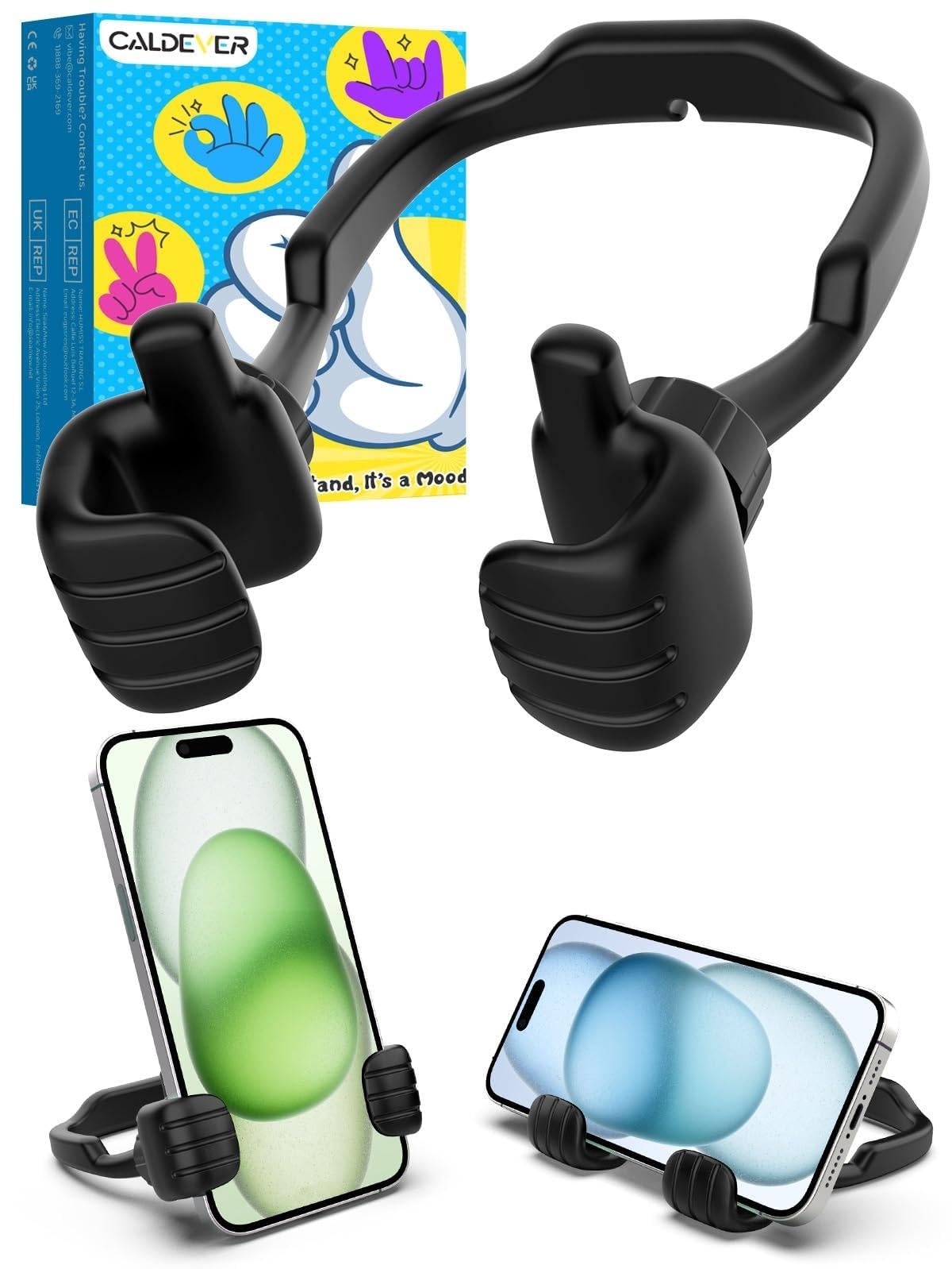 Stocking Stuffers for Teens Boys Men Kids Gifts Thumbs Up Lazy Phone Holder | Ce