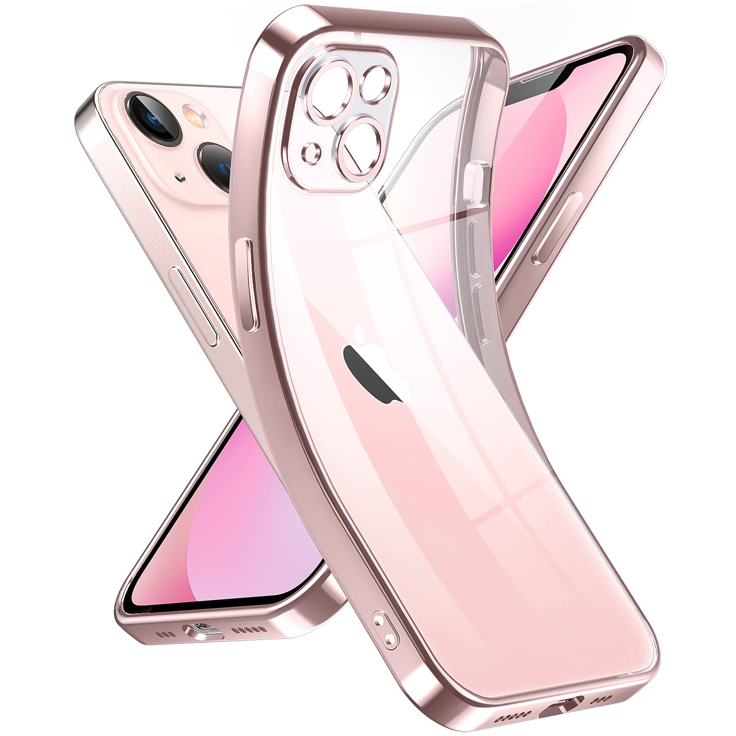 Supdeal Transparent Case for iPhone 13, Never Yellow with Camera Protection, Ult
