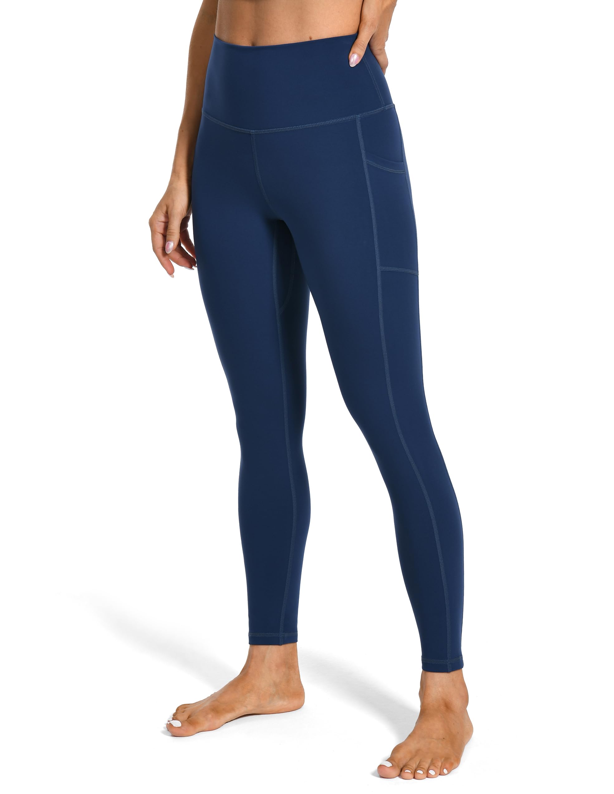 Colorfulkoala Women's High Waisted Tummy Control Workout Leggings 7/8 Length Yog