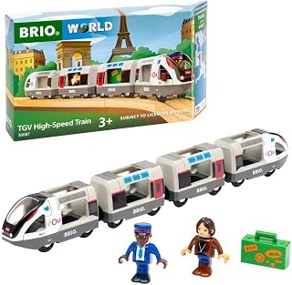 BRIO World – 36087 Trains of the World TGV High-Speed Train | Toy Train for Kids Age 3 Years Up