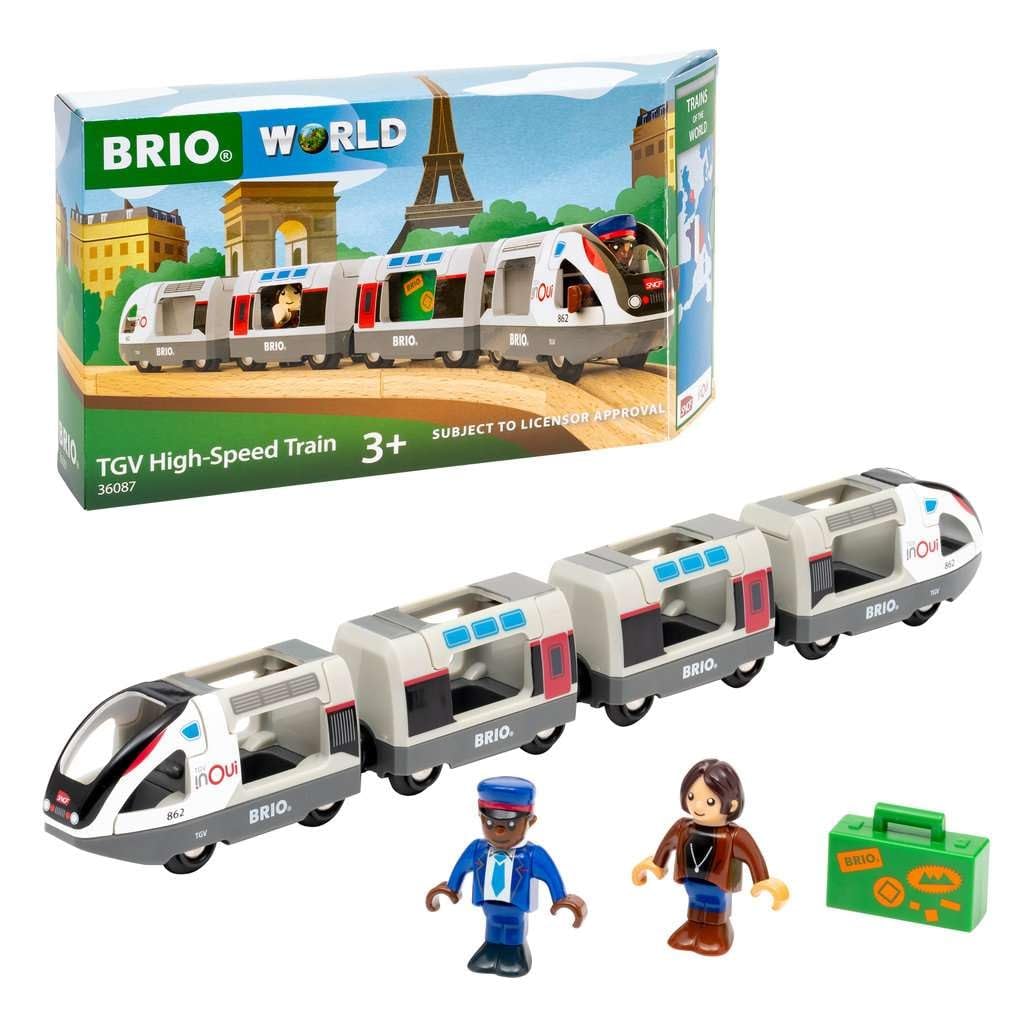 BRIO World – 36087 Trains of the World TGV High-Speed Train | Toy Train for Kids