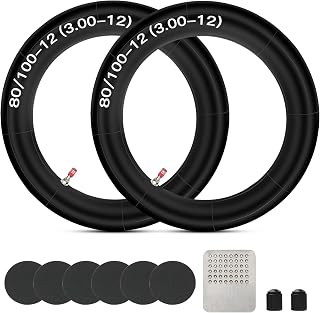 GREHUA 2.75 3.00-12 80/100-12 inch Rear Inner Tube for SSR 110cc 125cc 90cc KLX110 PW80 TTR90 TTR110 XR50 XR70 CRF50 CRF70 CRF110 DRZ110 Coolster QG-214 Apollo RFZ Pit Dirt Off Road Bike Parts