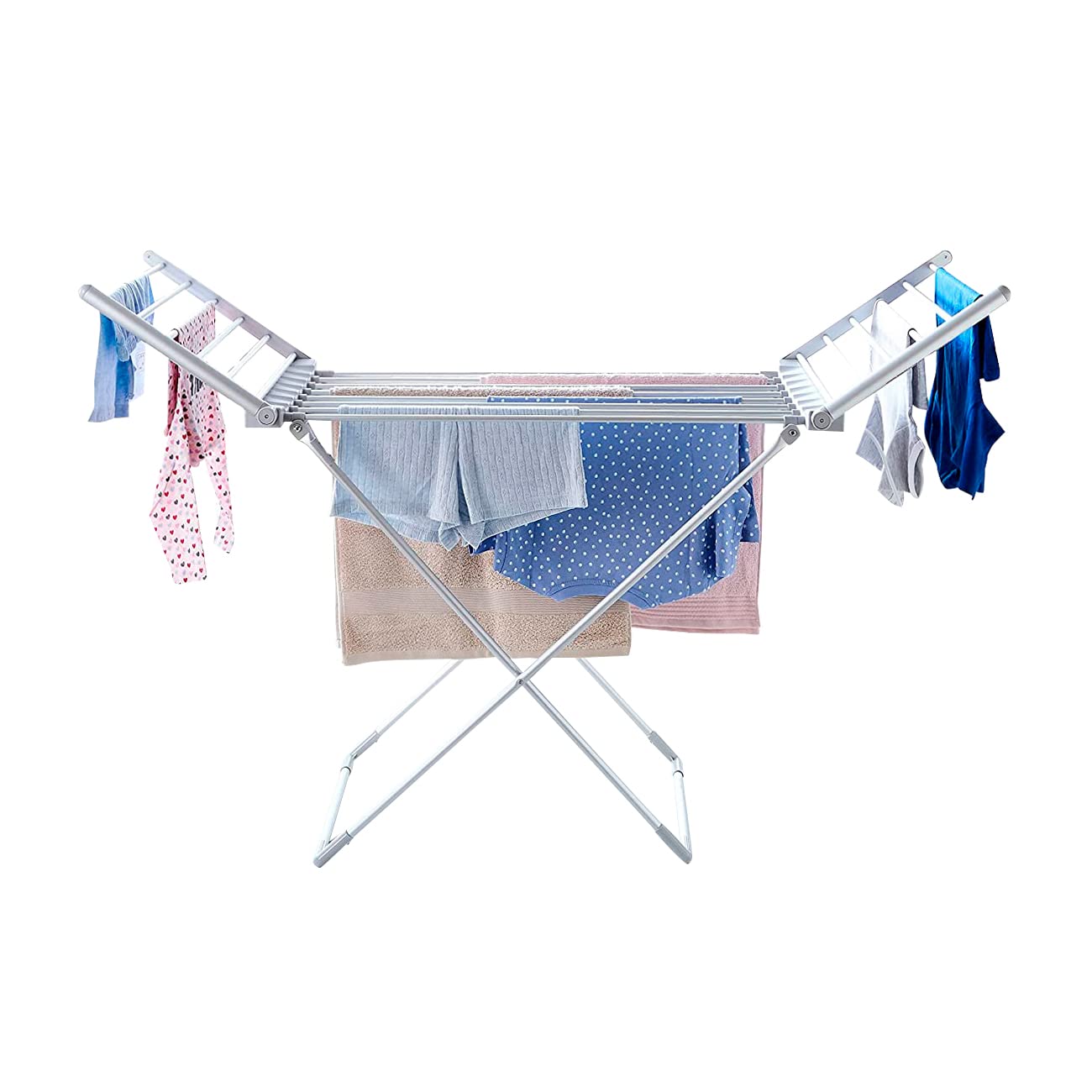 Neo Indoor Electric Winged Airer Folding Foldable Laundry Clothes Portable Cloth