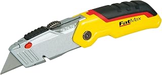 STANLEY FATMAX Folding Retractable Blade Utility Knife with 3 Blades, 0-10-825
