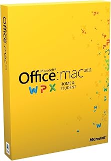 Office for Mac Home and Student Edition 2011 (1 User, 1Mac)