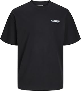 JACK & JONES Printed Tee SS Crew Neck Jjcharge Men's Crew Neck T-Shirt