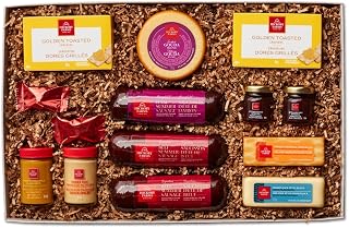Hickory Farms Home for the Holidays Assortment | Large Gift Boxes | Meat & Cheese Platter | Charcuterie Board | Gourmet Food Gift Basket Perfect For Family, Birthday, Sympathy, Congratulations Gifts, Retirement, Thinking of You, Business and Corporate Gifts
