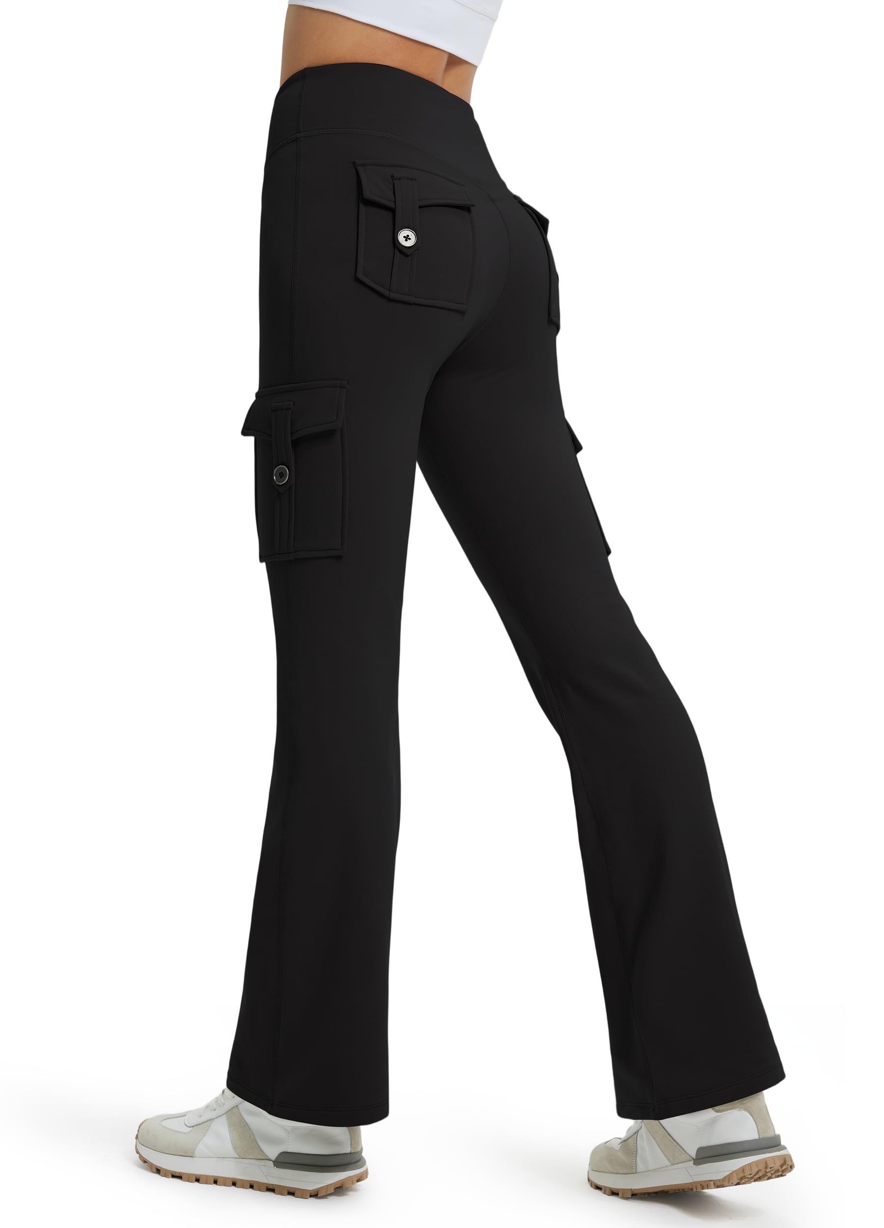 Libin Women's Thermal Flared Leggings Winter
