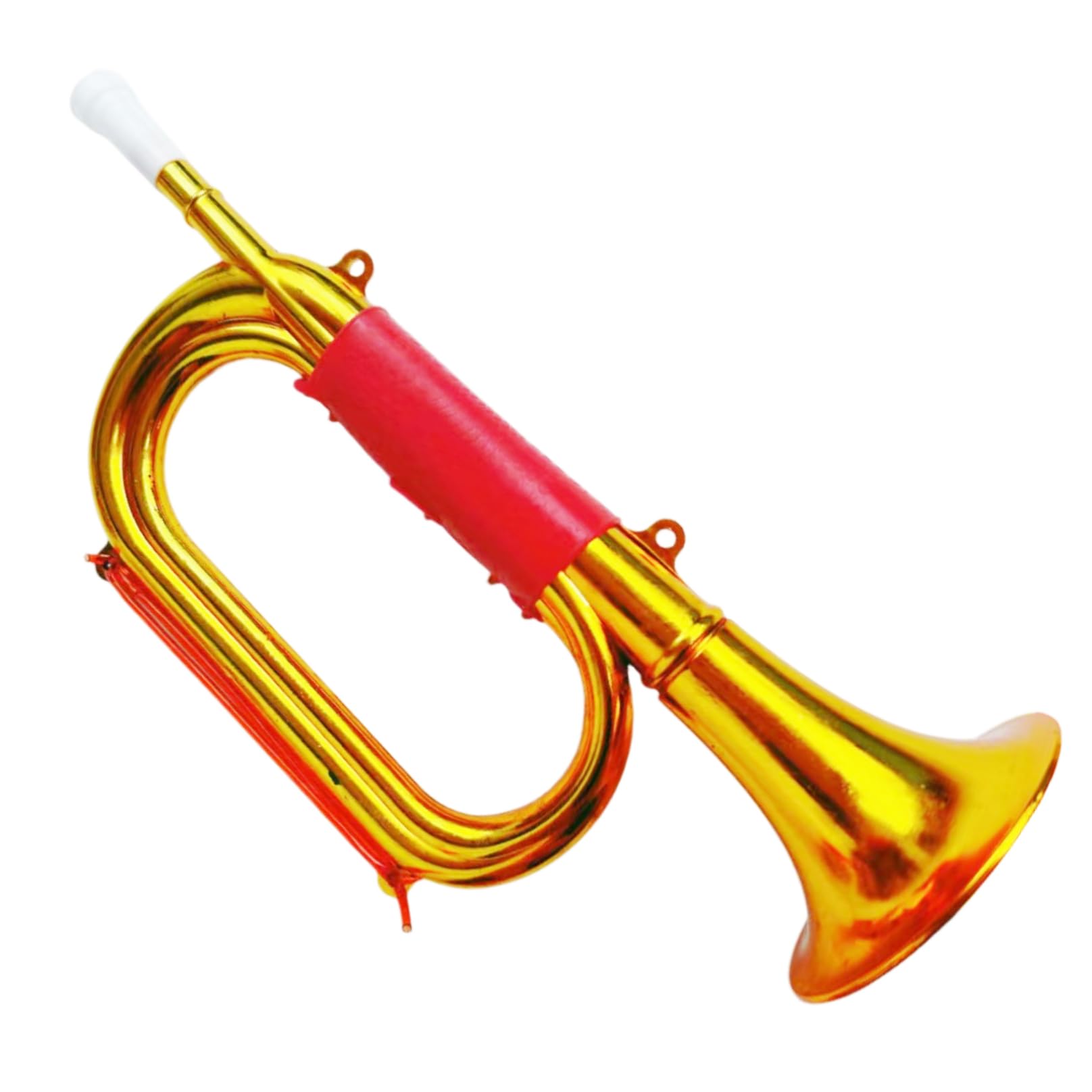 Toy Trumpet 13 Inch Playable Developmental Safe PP Plastic Golden Kids Trumpet w