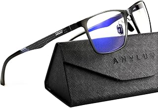 ANYLUV Blue Light Glasses Men, Profession Bluelight Blocking for Computer