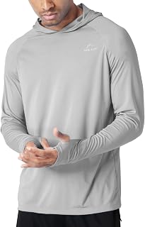 Willit Mens Sun Shirt UPF 50+ Rash Guard Long Sleeve Sun Protection SPF UV for Fishing Athletic Running