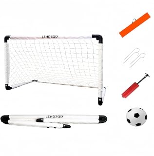 Football Goal Indoor Portable Foldable Mini Goal for Kids, Kids Football Goals for the Garden/Indoor/Outdoor, Christmas/Birthday Gift for Children Toys