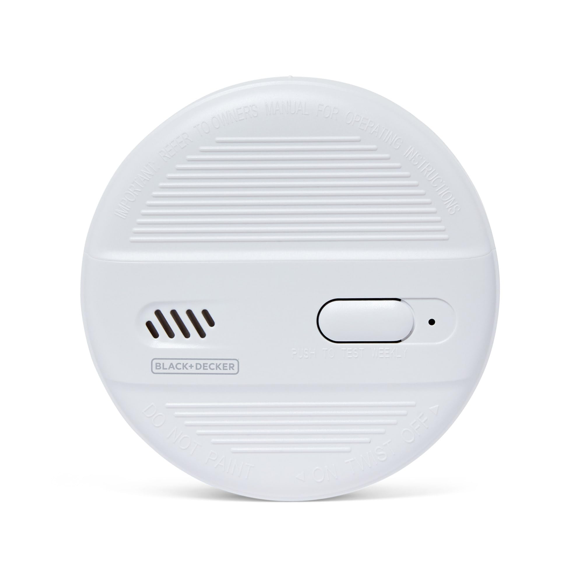 BLACK+DECKER Smoke Alarm for Home 10 Year Life with 9v Replaceable Battery | Bat