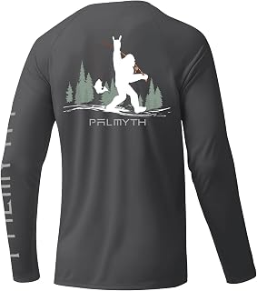 Palmyth Fishing Shirts Men Long Sleeve UPF 50+ Sun Protection UV T Shirt