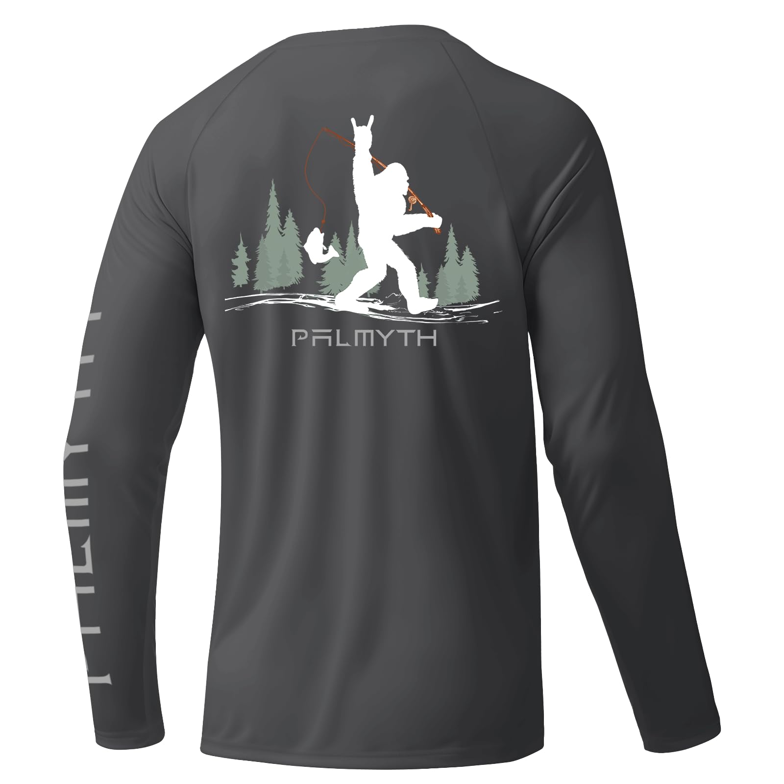 Palmyth Fishing Shirts for Men Long Sleeve UPF 50+ Sun Protection UV T Shirt Tee