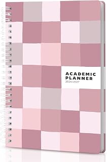 Sweetzer&Orange 2026-2027 Academic Planner – Student Planner for August 2026 to July 2027 – Weekly & Monthly Layout – Sturdy Cover & Stickers – Checker Design – 5.5” x 8.5”