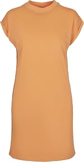 Urban Classics Ladies Turtle Extended Shoulder Dress Women's Mini Dress Black
