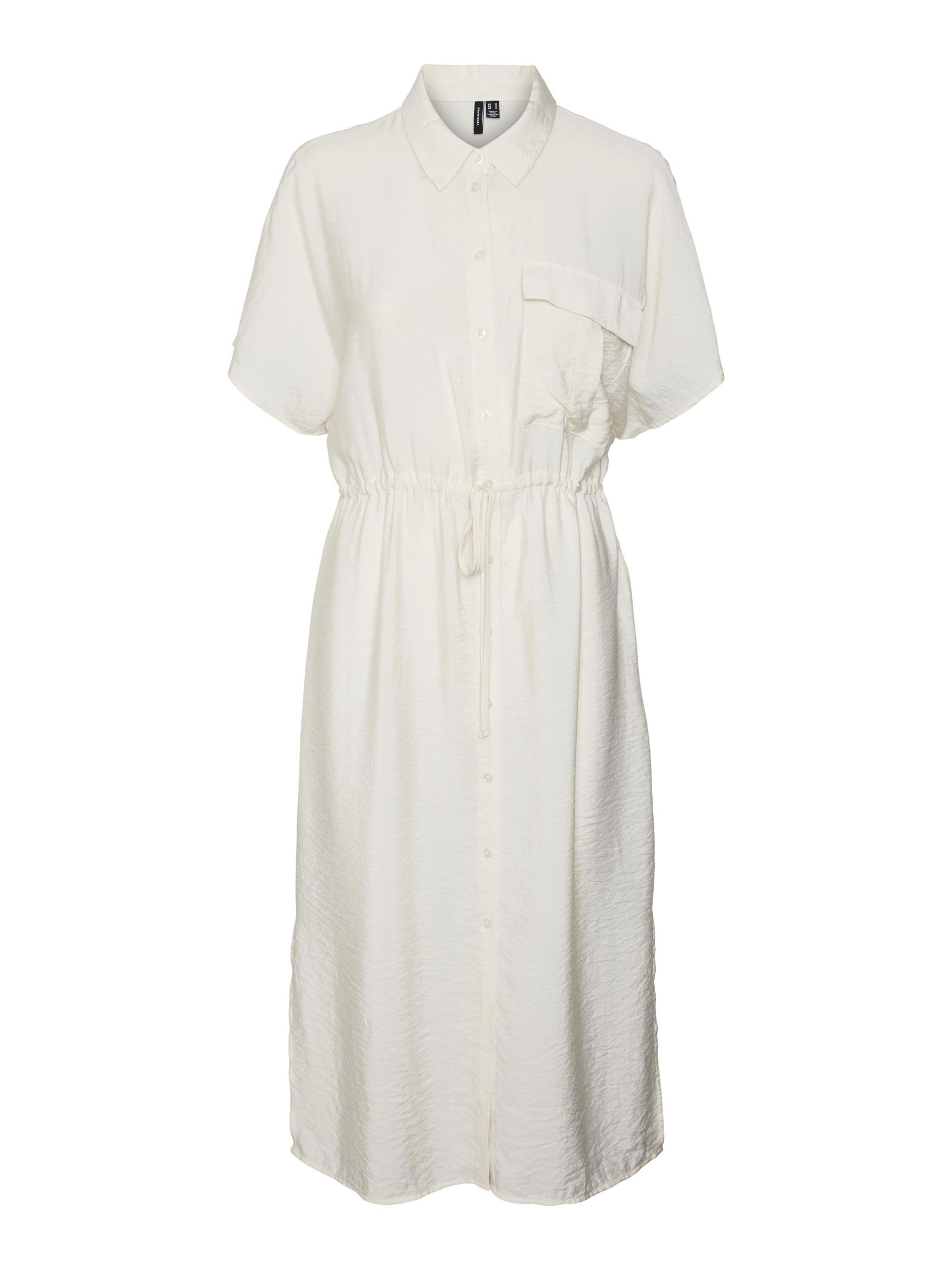 VERO MODA Vmiris S/S Women's Calf Dress Wvn Noos Dress Blouse