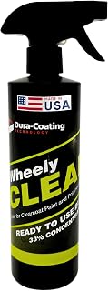 DURA-COATING TECHNOLOGY Wheely Clean - Professional Wheel Cleaner Spray - Ready-to-Use Tire Cleaner and Rim Cleaner - Suitable for Aluminum, Chrome, or Clear-Coated Wheels - Removes Brake Dust - 16 oz