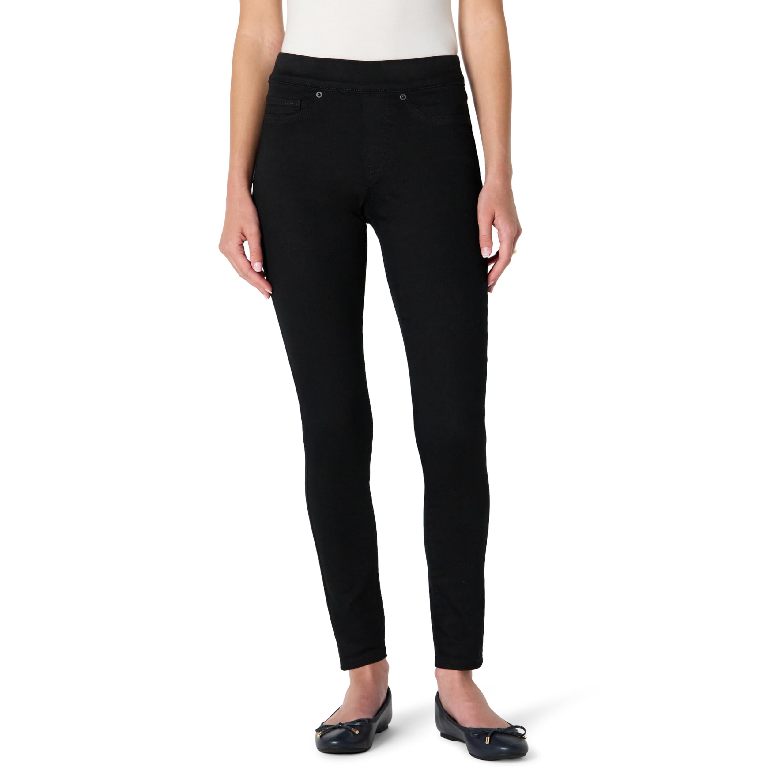 Amazon Essentials Women's Mid-Waist Stretch Denim Jegging
