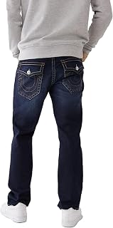 True Religion Men's Ricky Straight Leg Jeans - Stretch Denim