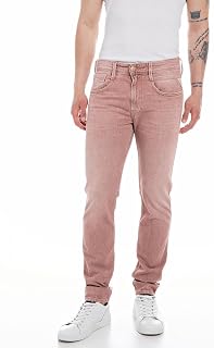 REPLAY Jeans Man Anbass Slim fit Hyperflex White Shades with elastic
