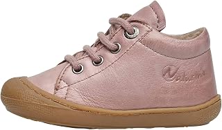Naturino First Steps Nappa Leather Shoes with Wool Lining, Light Pink 21
