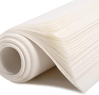 NUOBESTY Chinese Calligraphy Paper Xuan Paper Rice Sheets for Brush Ink Writing Sumi Drawing Practice Pad 50 Sheets 14.56 X 10.23 X 0.03 in