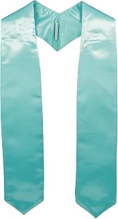 GraduationMall Unisex Adult Plain Graduation Stole 60"