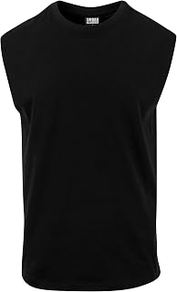 Urban Classics Open Edge Sleeveless Tee Men's T-Shirt Black Regular